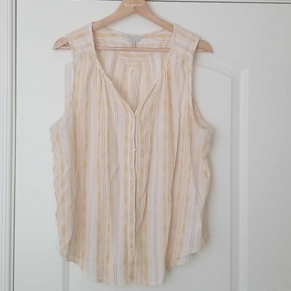 Sleeveless summer top